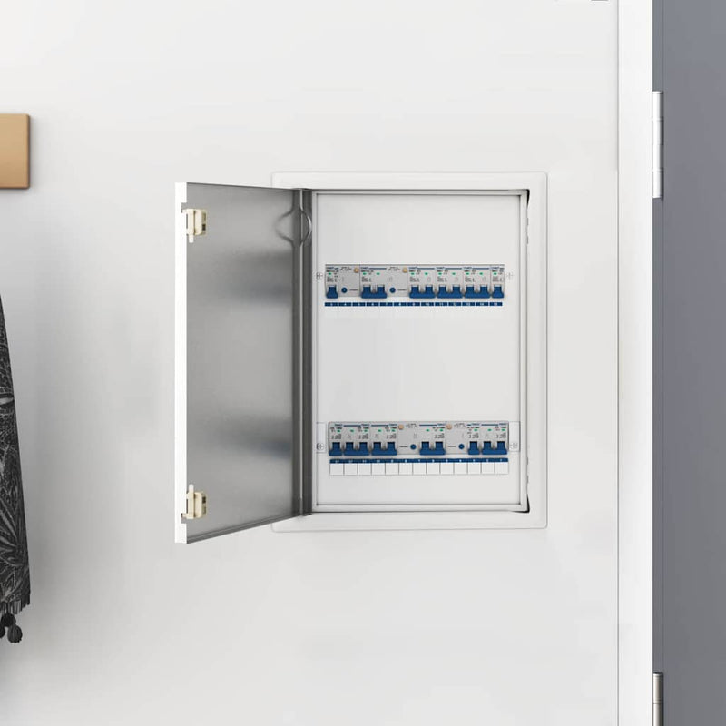 Afbeelding laden in galerijviewer, Vidaxl toegangs paneel wit 43.5 x 33 x 3 cm staal
