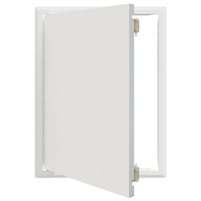 Afbeelding laden in galerijviewer, Vidaxl toegangs paneel wit 43.5 x 33 x 3 cm staal
