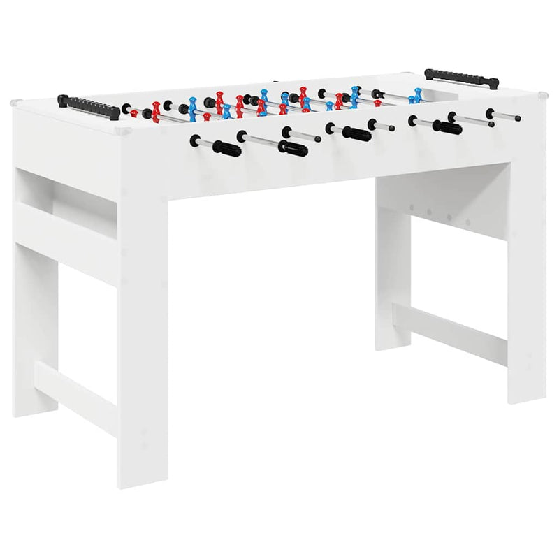 Afbeelding laden in galerijviewer, Vidaxl honkbaltafel wit 125 x 60,5 x 80 cm bewerkt hout
