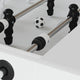 Vidaxl voetbaltafel bumpers 3 x 3 x 2 cm stang 16 pcs zwart kunststof