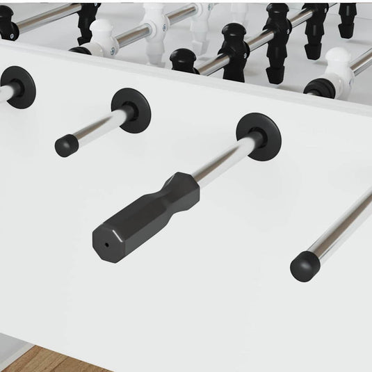Vidaxl voetbal tafel handvatten 10 pcs zwart 3,1 x 3,1 x 17,8 cm