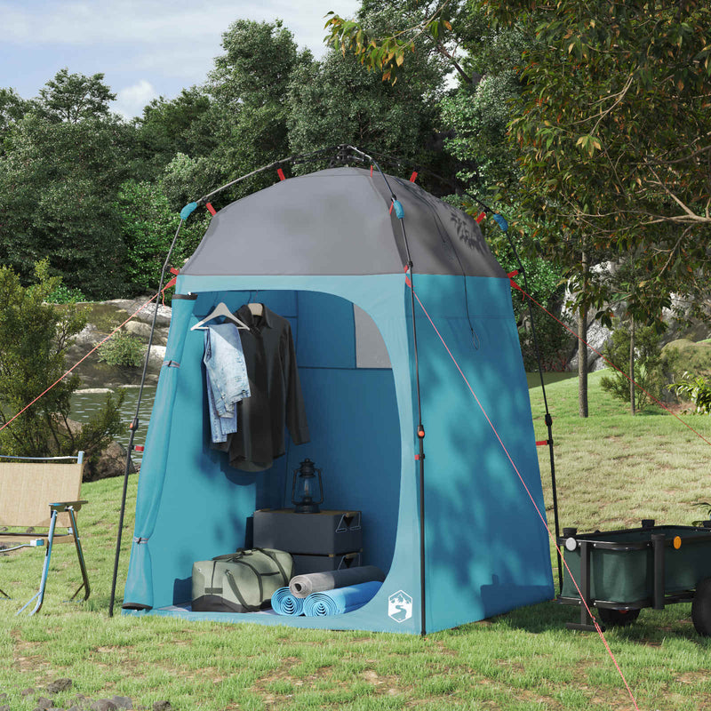 Afbeelding laden in galerijviewer, Vidaxl instant tent 2-person quick-release 2-persoons blauw
