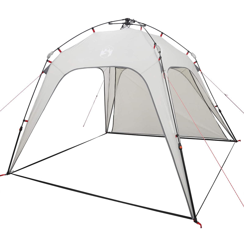 Afbeelding laden in galerijviewer, Vidaxl instant tent 4-person quick-release 4-persoons grijs
