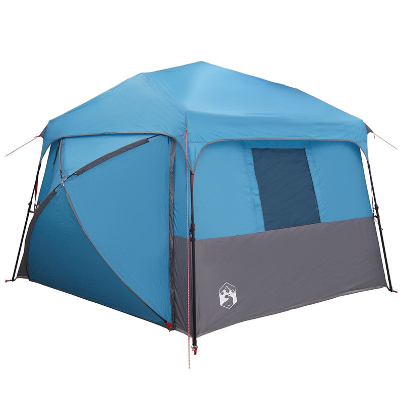 Afbeelding laden in galerijviewer, Vidaxl instant tent met regenhuif voor 12 personen met snelontgrendeling
