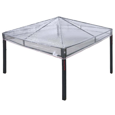 Vidaxl gazebo dekking vervanging doorzichtig 3 x 3 m pvc