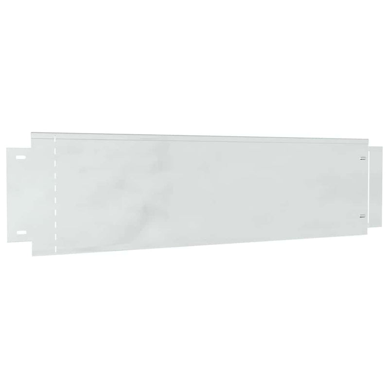 Afbeelding laden in galerijviewer, Vidaxl gazonranden 10 pcs zilver 100 x 25 x 0,07 cm
