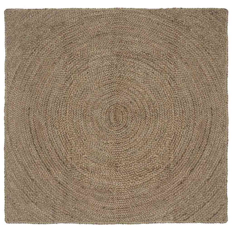 Afbeelding laden in galerijviewer, Vidaxl vloerkleden grijs 160 x 160 cm jute

