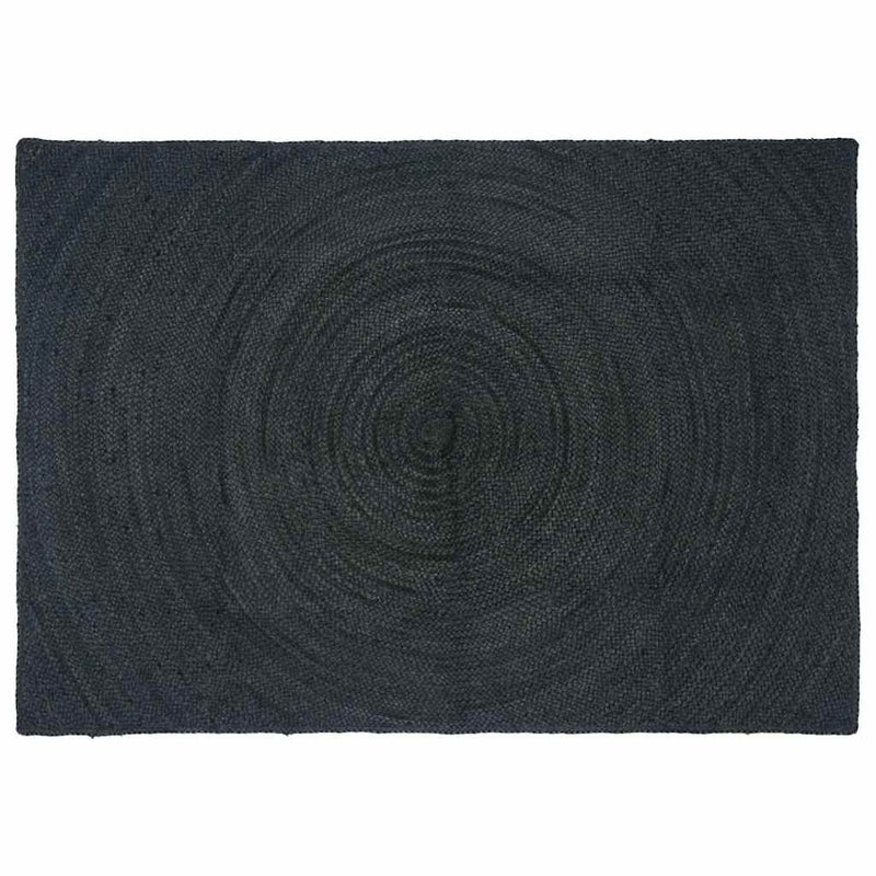 Afbeelding laden in galerijviewer, Vidaxl vloerkleden rechthoekig donkergrijs 120 x 170 cm jute
