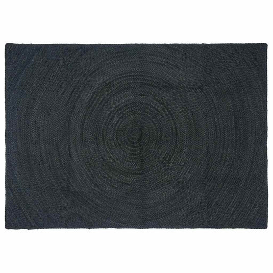 Vidaxl vloerkleden rechthoekig donkergrijs 120 x 170 cm jute