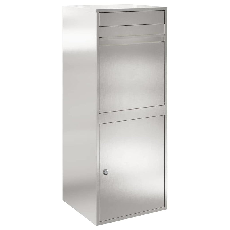 Afbeelding laden in galerijviewer, Vidaxl pakket inwerp box zilver 47,5 x 38 x 59 cm roestvrij staal
