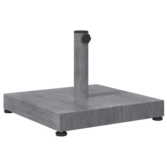 Vidaxl parasolvoet donkergrijze houtlook 45 x 45 x 31,5 cm