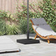 Vidaxl parasolvoet zwart 45 x 45 x 31,5 cm