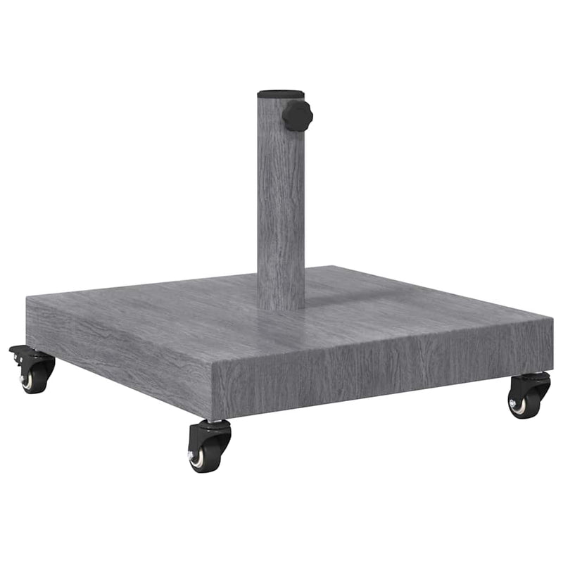 Afbeelding laden in galerijviewer, Vidaxl parasolvoet donkergrijze houtlook 45 x 45 x 31,5 cm
