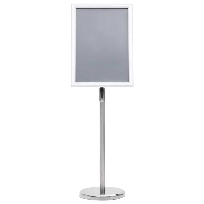 Afbeelding laden in galerijviewer, Vidaxl posterstandaards 2 st 45 x 32,7 x 108 cm aluminium zilver
