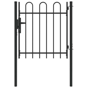 Vidaxl hekpoort boxtel 103 x 150 cm gepoedercoat staal vergrendelbaar