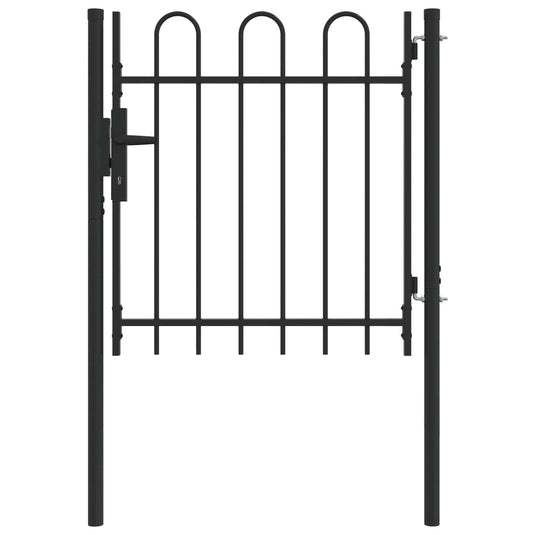 Vidaxl hekpoort boxtel 103 x 150 cm gepoedercoat staal vergrendelbaar