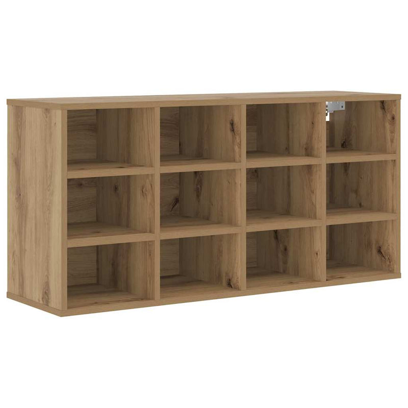 Afbeelding laden in galerijviewer, Vidaxl schoenenkast artisan eiken 103 x 30 x 51 cm bewerkt hout
