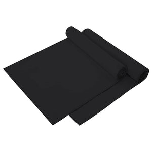 Vidaxl sporthanddoeken 2 st zwart 140 x 70 cm polyester en polyamide