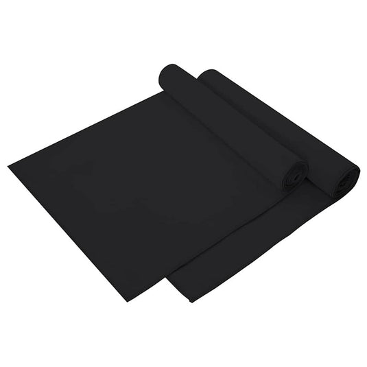 Vidaxl sporthanddoeken 2 st zwart 140 x 70 cm polyester en polyamide