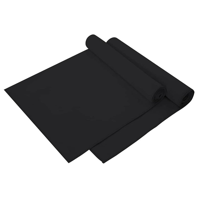 Afbeelding laden in galerijviewer, Vidaxl sporthanddoeken 2 st zwart 140 x 70 cm polyester en polyamide
