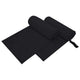 Vidaxl sporthanddoeken 2 st zwart 200 x 100 cm polyester en polyamide