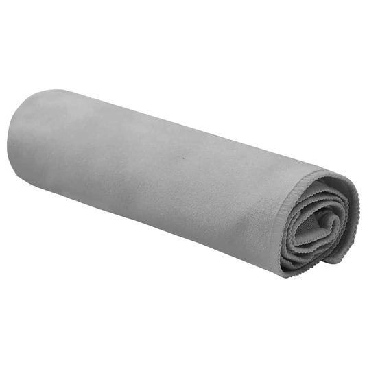 Vidaxl sporthanddoeken 2 st donkergrijs 50 x 30 cm