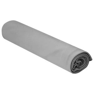 Vidaxl sporthanddoeken 2 st donkergrijs 100 x 50 cm