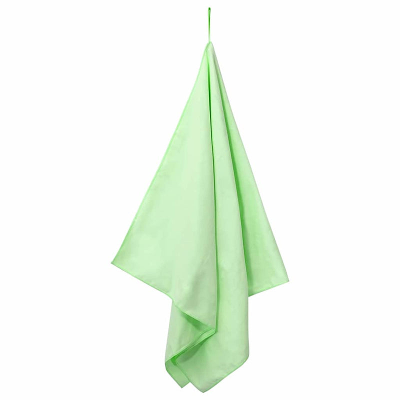 Afbeelding laden in galerijviewer, Vidaxl sporthanddoeken 2 pcs groen 140 x 70 cm polyester en polyamide
