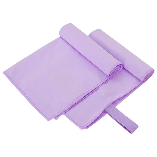 Vidaxl sporthanddoeken 2 st paars 50 x 30 cm polyester en polyamide