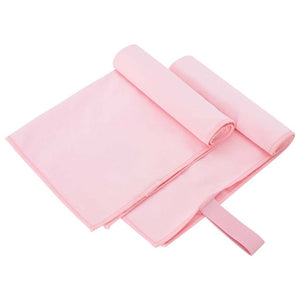 Vidaxl sporthanddoeken 2 st roze 50 x 30 cm polyester en polyamide