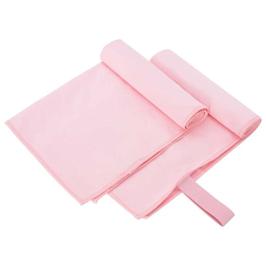 Vidaxl sporthanddoeken 2 st roze 50 x 30 cm polyester en polyamide