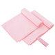 Vidaxl sporthanddoeken 2 st roze 50 x 30 cm polyester en polyamide