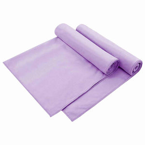 Vidaxl buiten stoel handdoeken 2 st paars 130 x 60 cm