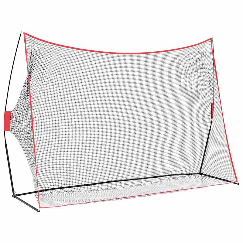 Afbeelding laden in galerijviewer, Vidaxl golf trainingshulpmiddel zwart 314 x 92 x 214 cm polyester
