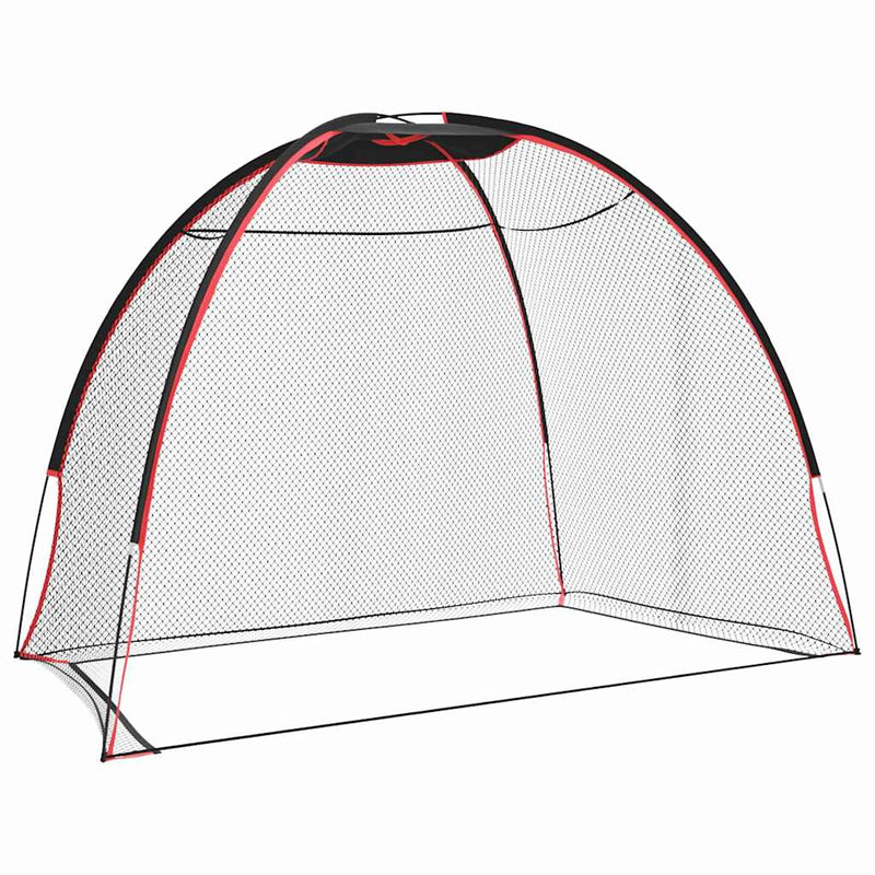 Afbeelding laden in galerijviewer, Vidaxl golf trainingshulpmiddel zwart 314 x 150 x 206 cm polyester

