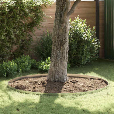 Vidaxl tuinrand 4 pcs zilver 450 x 0.05 x 15 cm gegalvaniseerd staal