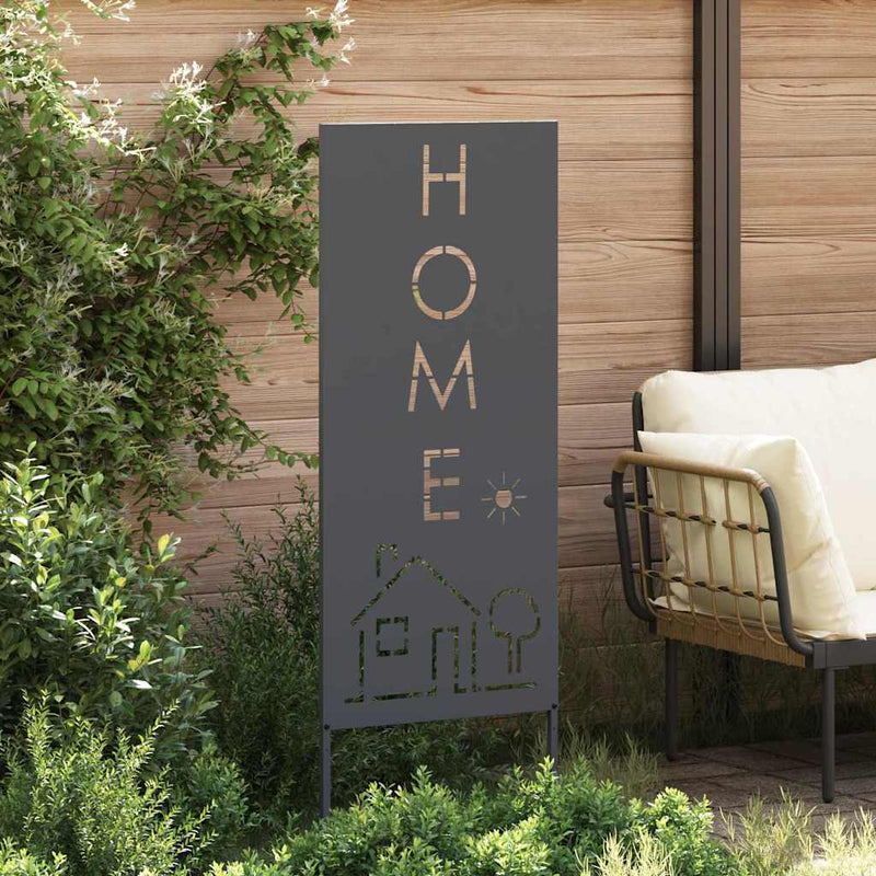 Afbeelding laden in galerijviewer, Vidaxl tuin privacy screen antraciet 50 x 140 cm koudgewalst staal
