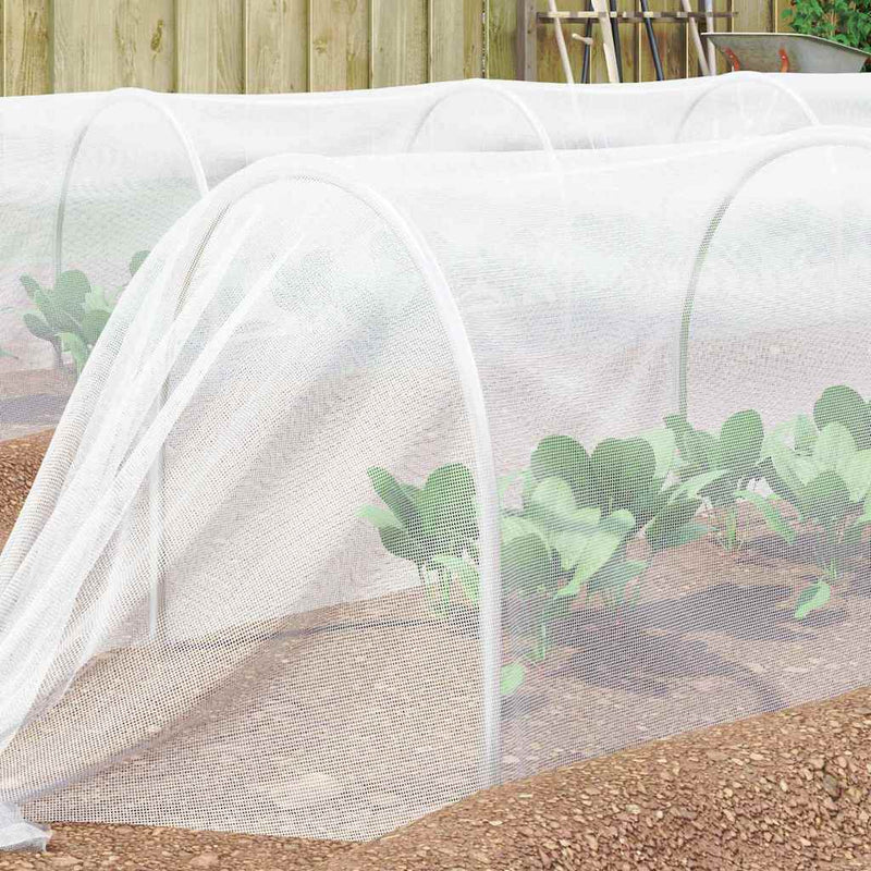 Afbeelding laden in galerijviewer, Vidaxl insecten net wit 2 x 10 m polyetheen
