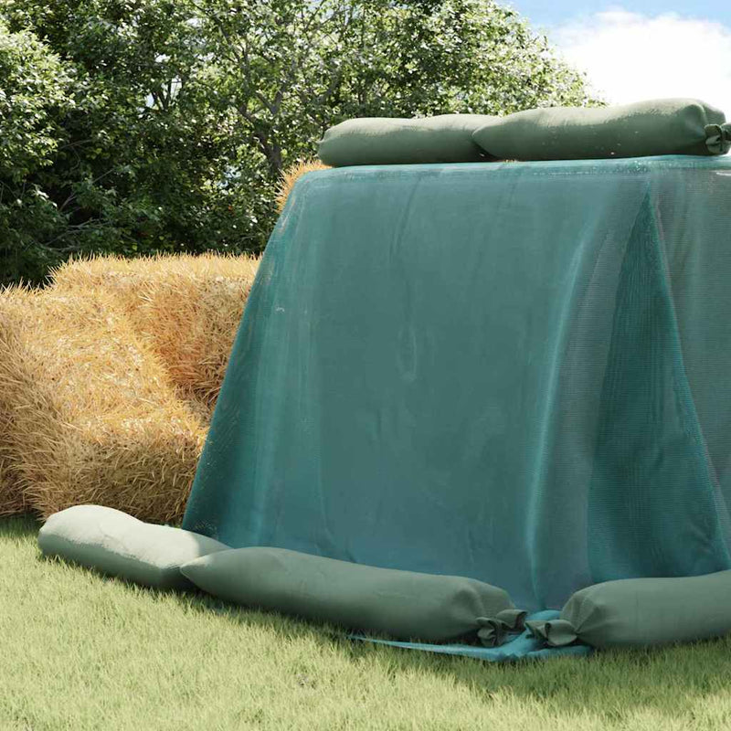 Afbeelding laden in galerijviewer, Vidaxl siloafdekking groen 6 x 5 m hdpe
