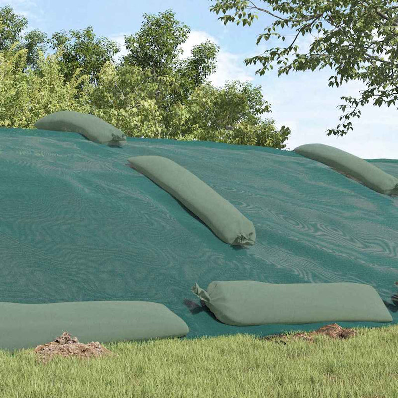 Afbeelding laden in galerijviewer, Vidaxl siloafdekking groen 24 x 5 m hdpe
