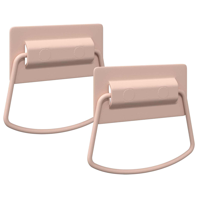 Afbeelding laden in galerijviewer, Vidaxl kast handvatten 2 pcs roze 85 x 45 mm metaal
