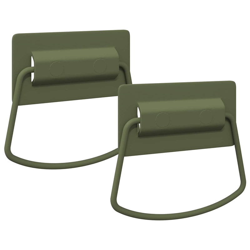Afbeelding laden in galerijviewer, Vidaxl kast handvatten 2 pcs grijs 85 x 45 mm metaal
