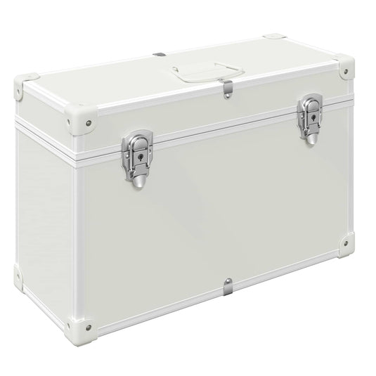Vidaxl kast handvatten 2 pcs wit 85 x 45 mm metaal