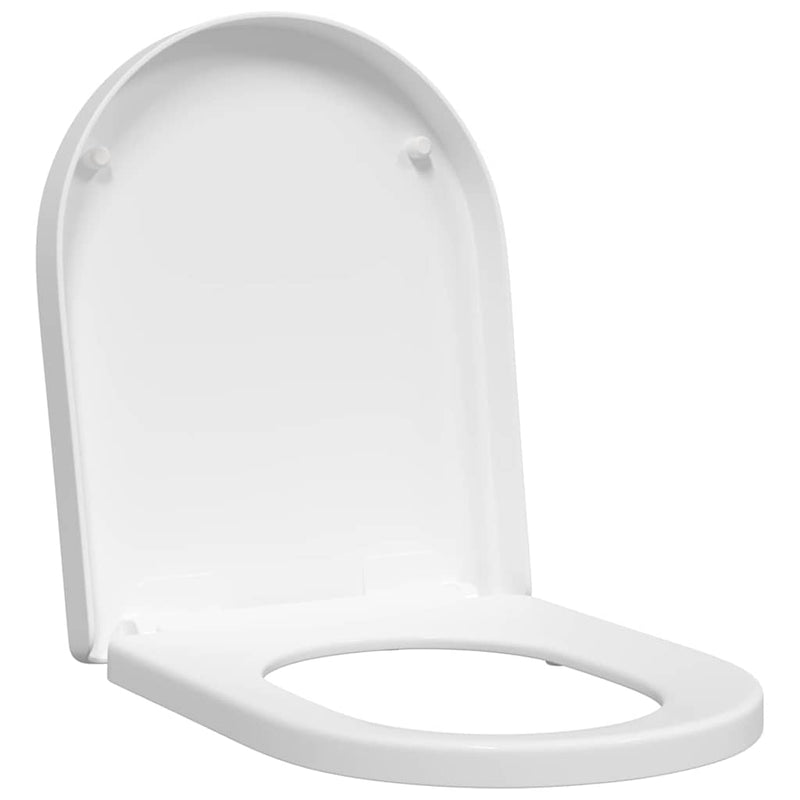 Afbeelding laden in galerijviewer, Vidaxl toiletzitting verstelbaar wit 48 x 36,5 x 4,5 cm polypropyleen
