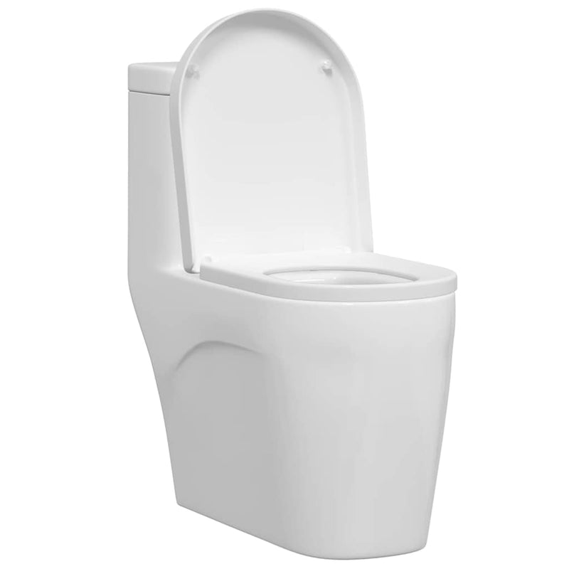 Afbeelding laden in galerijviewer, Vidaxl toiletzitting verstelbaar wit 48 x 36,5 x 4,5 cm polypropyleen
