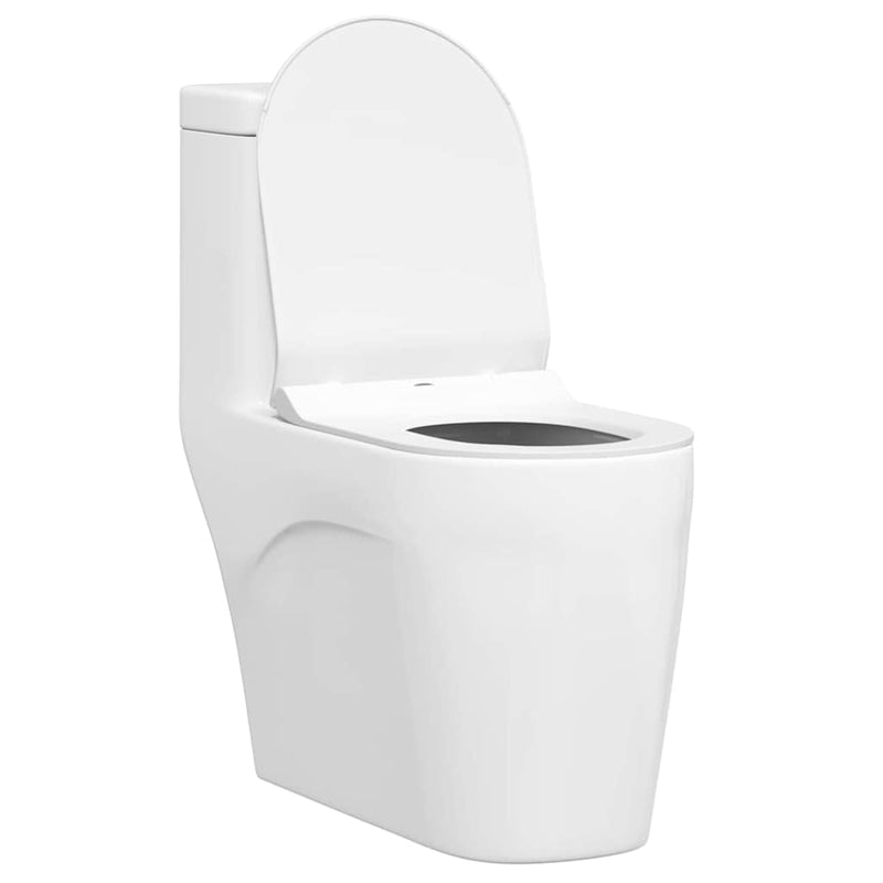 Afbeelding laden in galerijviewer, Vidaxl toiletzitting verstelbaar wit 50 x 36,5 x 5 cm polypropyleen

