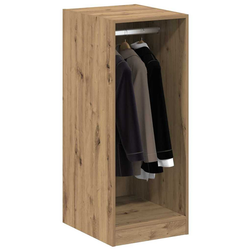 Afbeelding laden in galerijviewer, Vidaxl kledingkast met plank met opslag artisan eiken 41 x 48 x 102 cm
