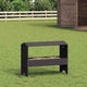 Vidaxl voederbak voor vee zwart 79 x 35 x 62 cm koudgewalst staal
