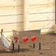 Vidaxl kip voerbak 2 pcs zilver 41,5 x 20,5 x 33 cm