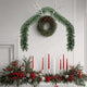 Vidaxl kerstkrans 2 pcs groen 20 m pvc